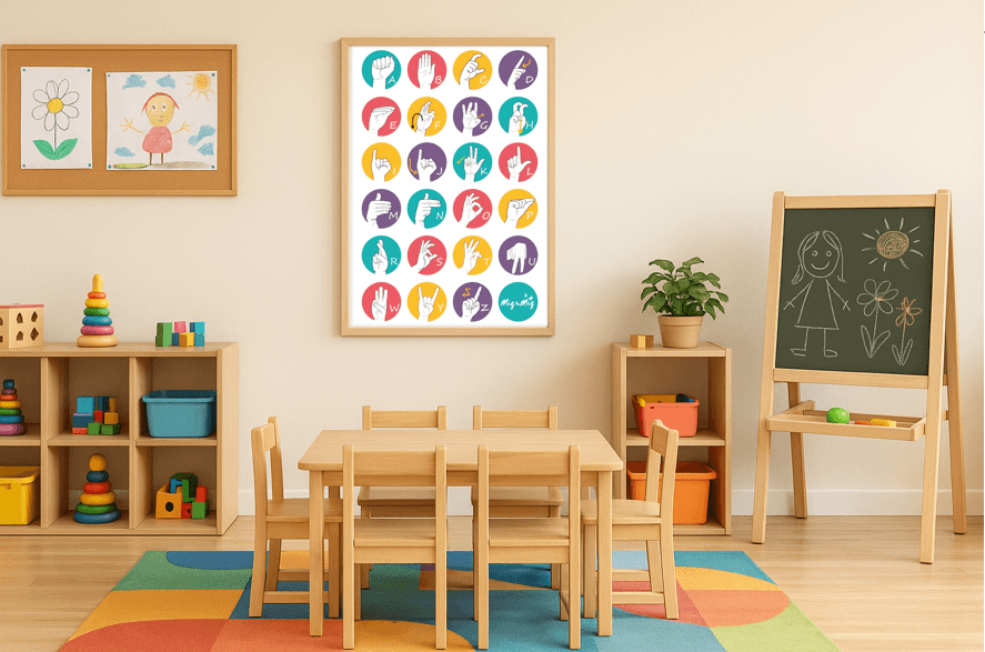 Plakat z alfabetem - format A2 - obrazek 2